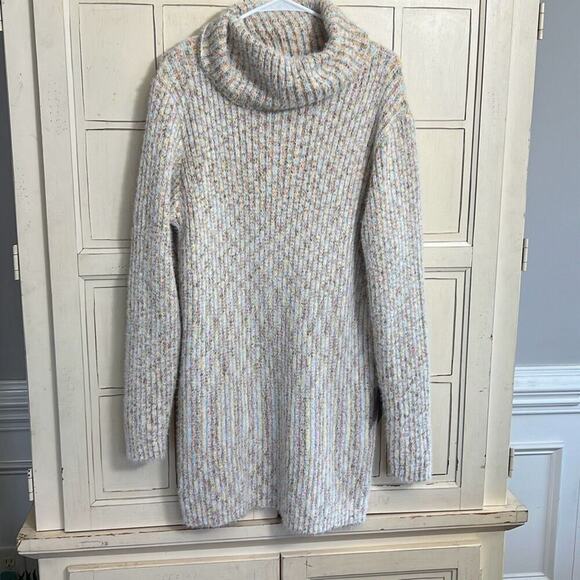NWT Lulu’s size small Sweet Whispers eyelash turtleneck sweater dress - Picture 2 of 5